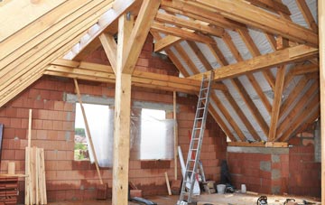 Llaithddu attic trusses